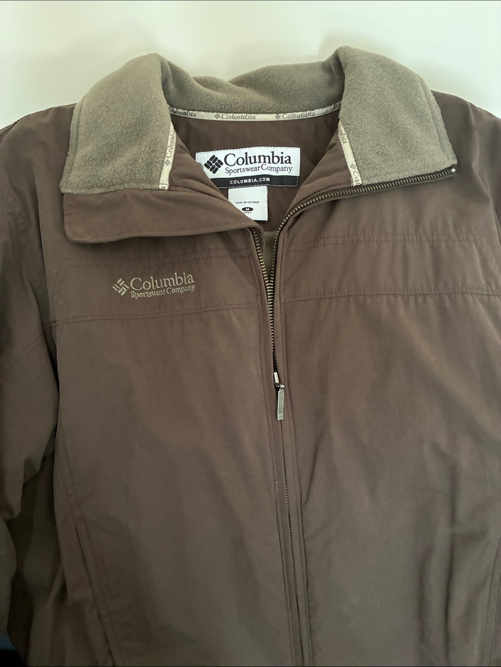 Columbia Men's Brown Zip-Front Jacket